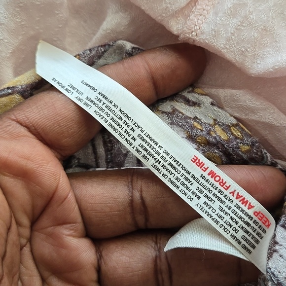 Free People marsha Powder Pastel Pink Floral Print Slip Dress - Picture 10 of 10